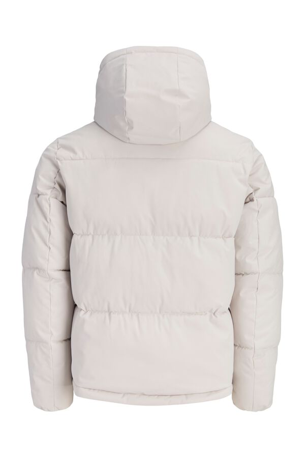 Jack & Jones Puffer jacket with hood grey