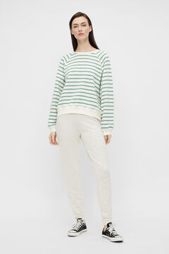 Springfield Sudadera rayas vert