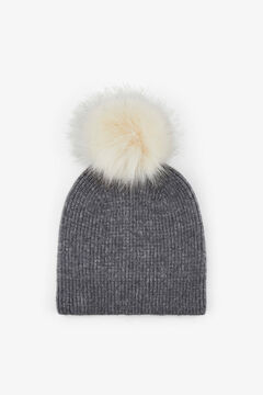 Springfield Knit hat with pompom gris
