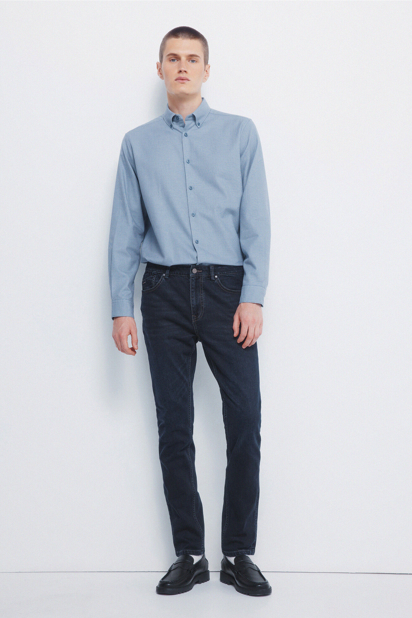 Springfield Very dark blue skinny fit jeans