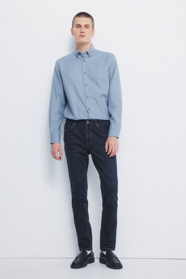 Springfield Very dark blue skinny fit jeans blue