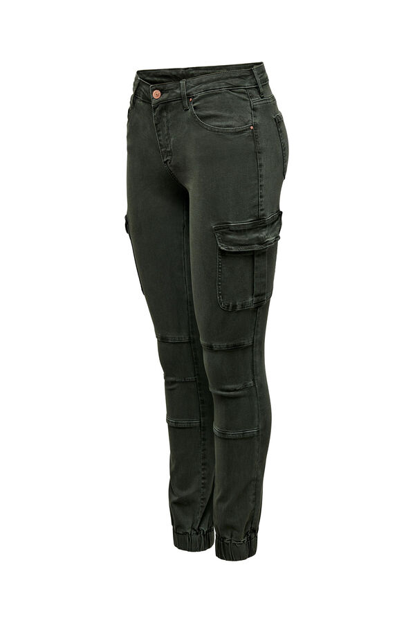 Only Slim fit cargo trousers green