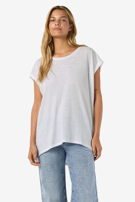 Camiseta de manga corta con cuello redondo