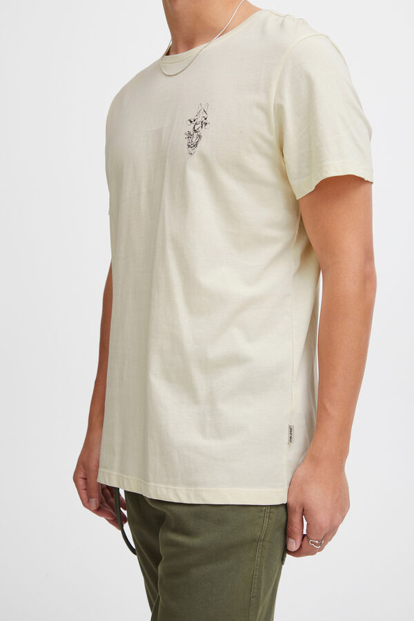 Springfield Short-sleeved T-shirt - Printed back smeđa