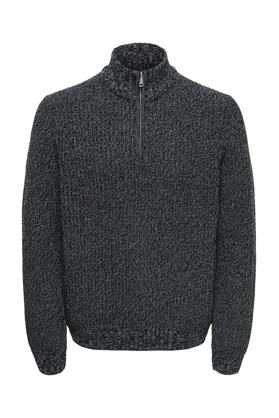 Jersey cuello alto cremallera