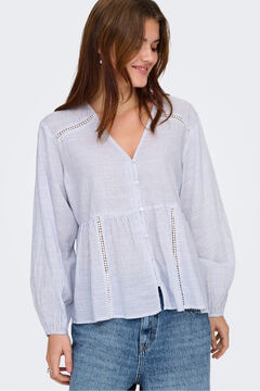 Only long sleeve striped blouse 