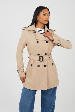 Brave Soul Trenchcoat mit G&uuml;rtel &uuml;berkreuzt