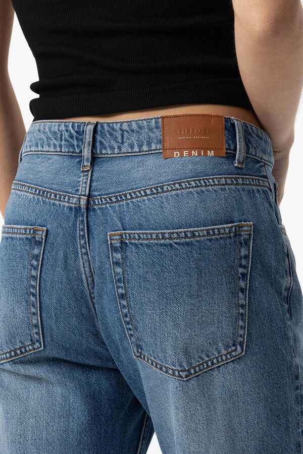 Tiffosi Solange Cropped Straight Jeans Plava