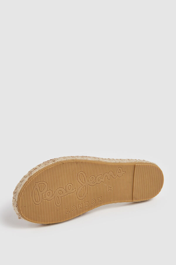 Springfield Flache Sandalen aus Veloursleder | Pepe Jeans color