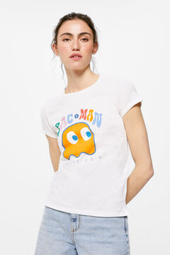 Springfield T-shirt "Pac-man" castanho