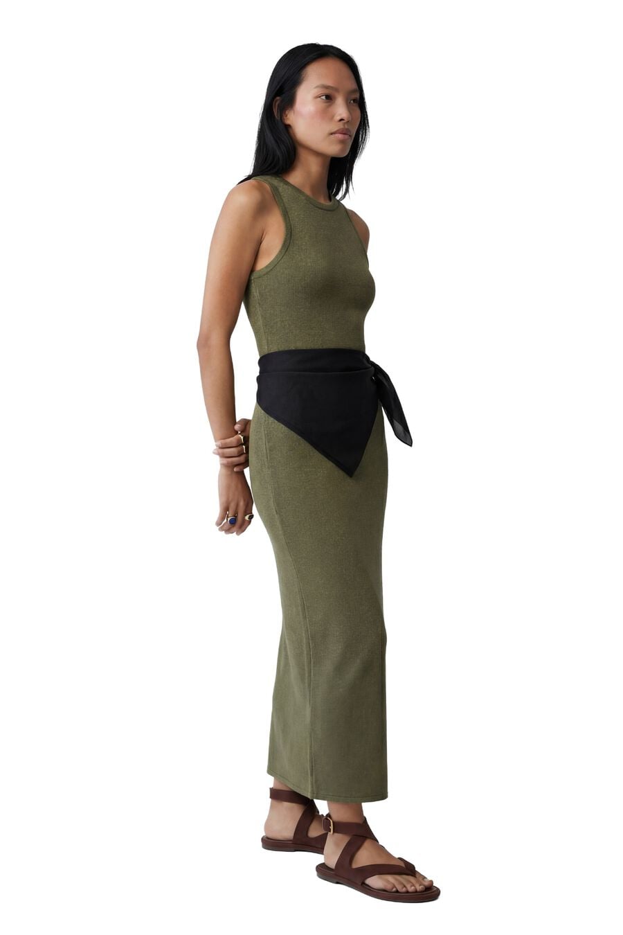 Vestido brillante ajustado