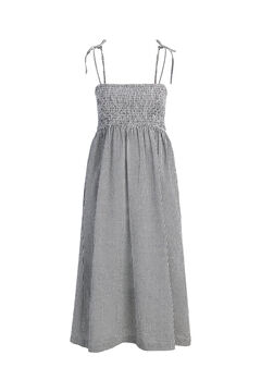 Jack & Jones Vestido comprido seersucker