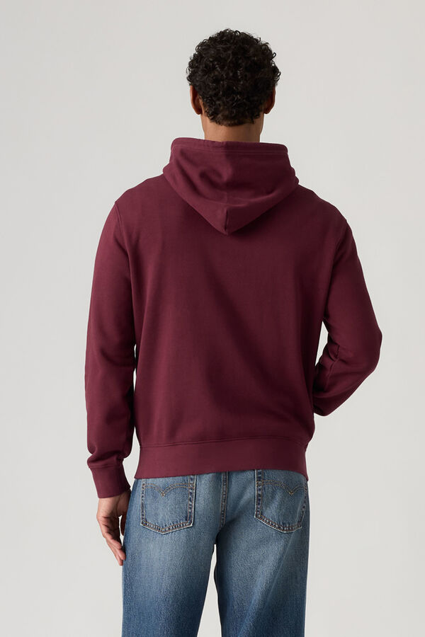 Levi's Sudadera con capucha burdeos
