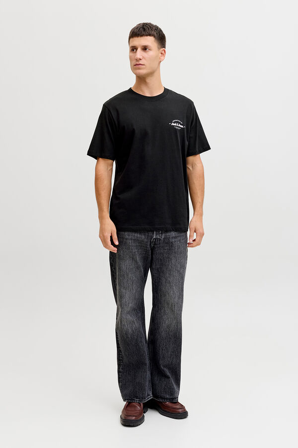 Jack & Jones Camiseta manga corta logo negro