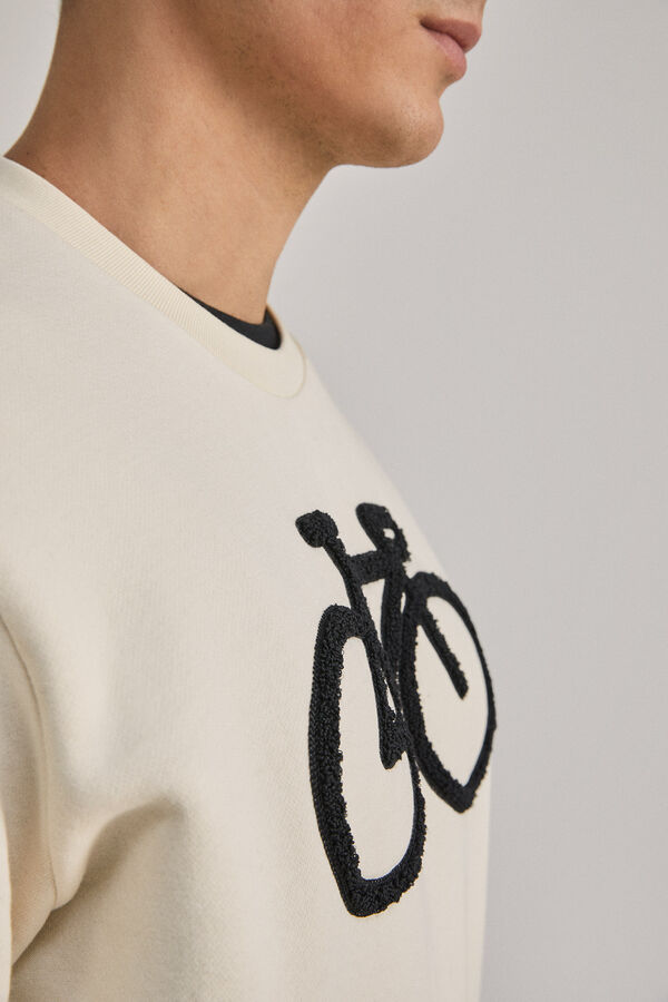 Springfield Sweat-shirt bicyclette natural