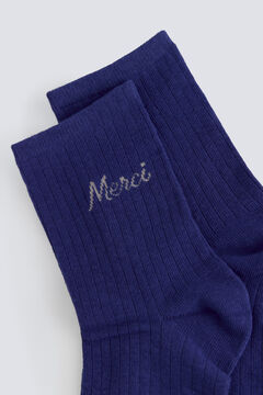 Springfield Ribbed word socks