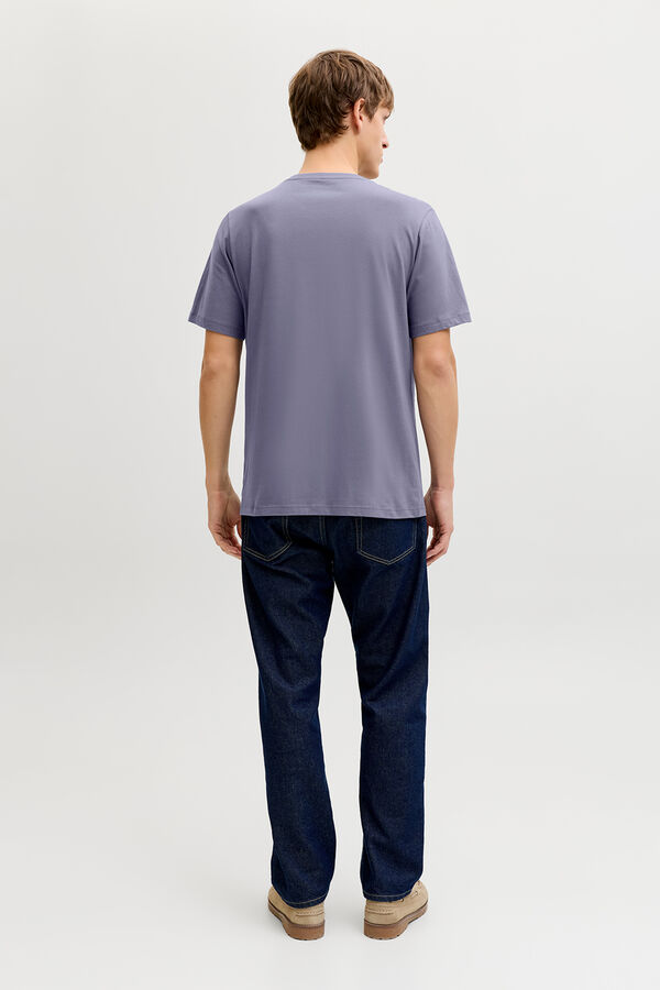 JJ REBEL Camiseta b&aacute;sica manga corta gris