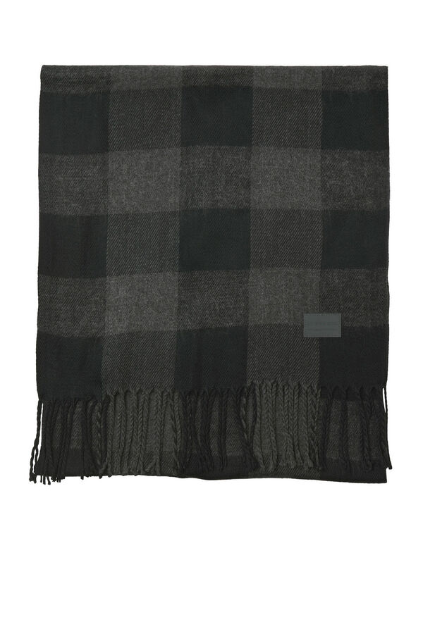 Jack & Jones Bufanda flecos negro