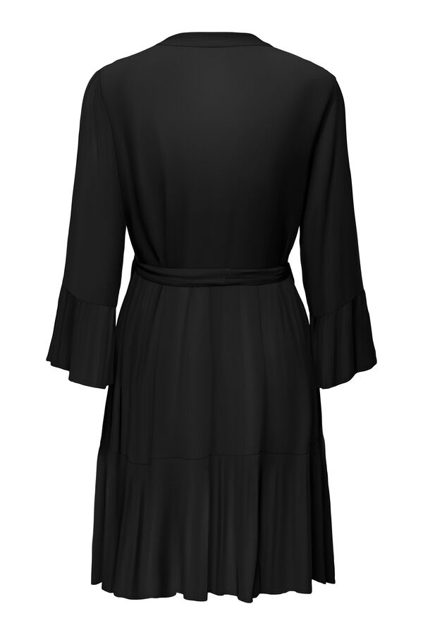 Only Francia ujjú rövid ruha fekete