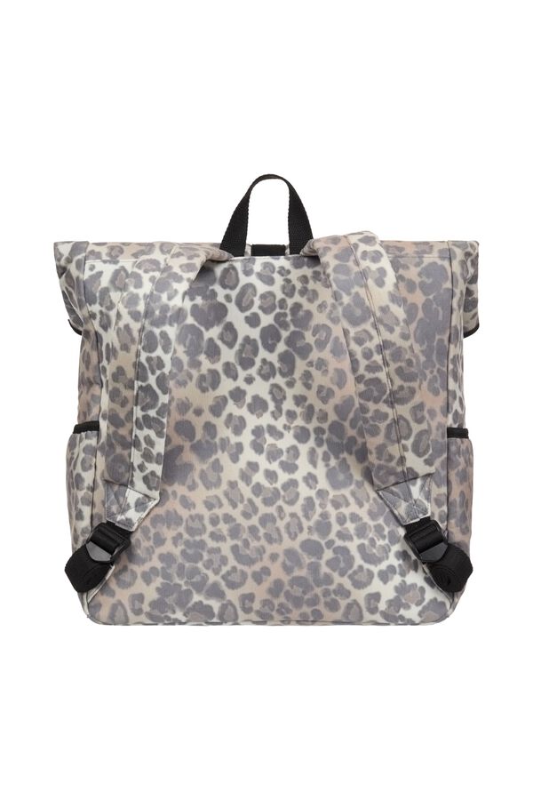 Roxy Mochila de bombazina estampada castanho