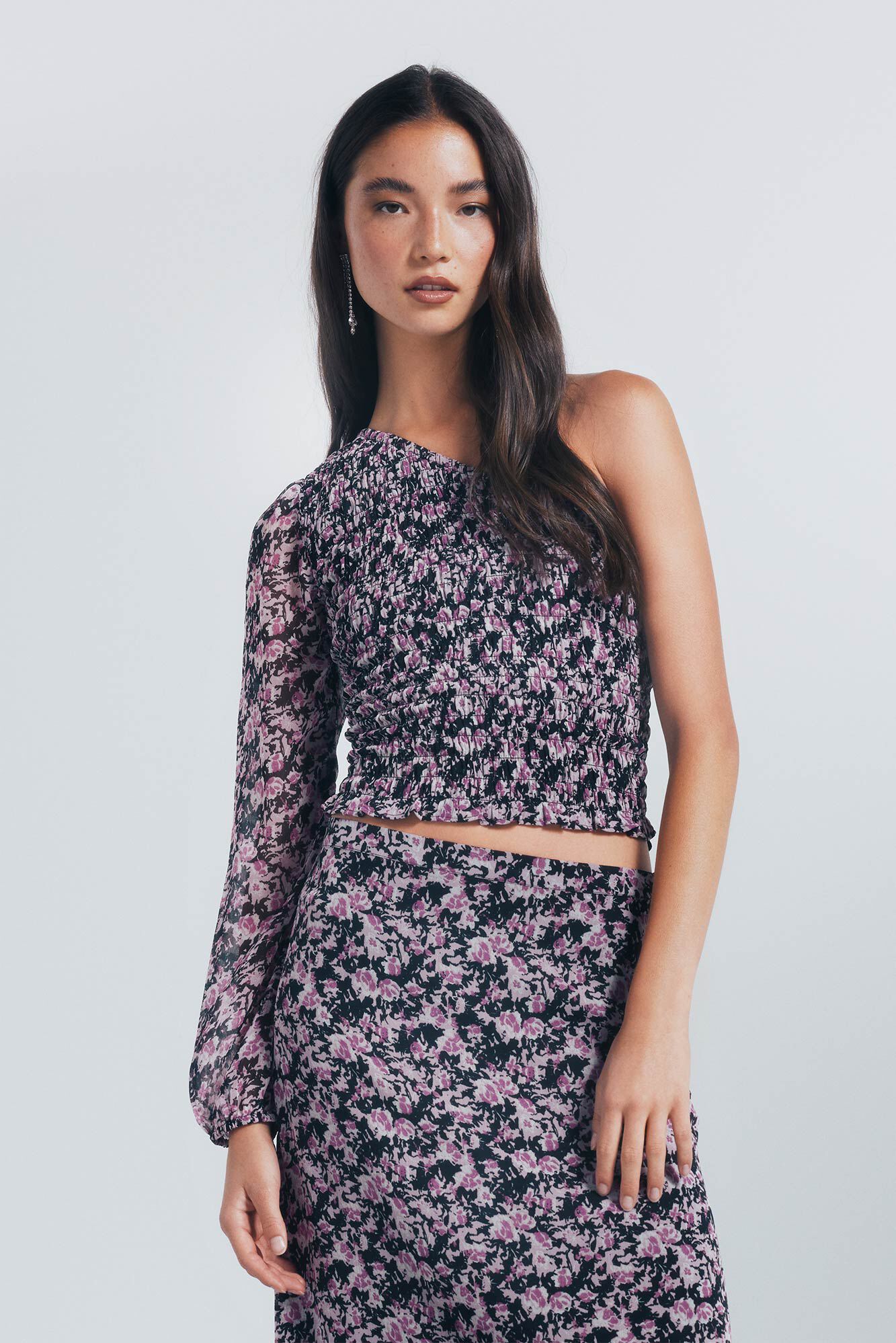 Springfield Asymmetric smock blouse