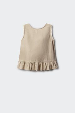 Springfield Kids Top de lino con lazos ni&ntilde;a