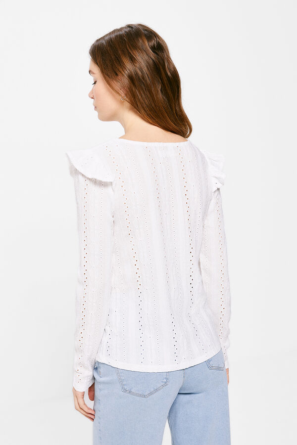 Springfield Chemisier Broderie Anglaise Volants 
