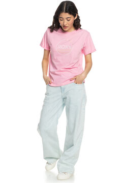 Springfield T-shirt de corte folgado para Mulher rosa