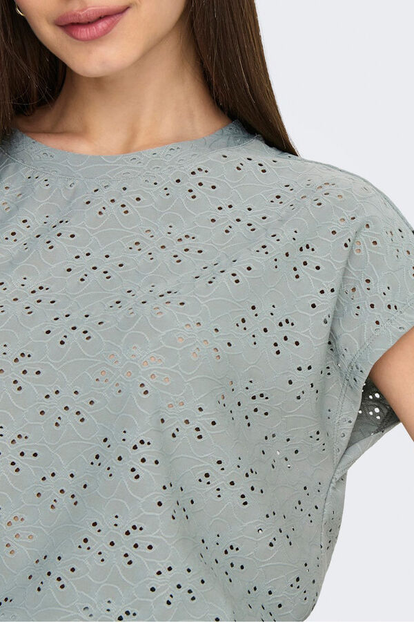 Only Regular fit short sleeve T-shirt grey