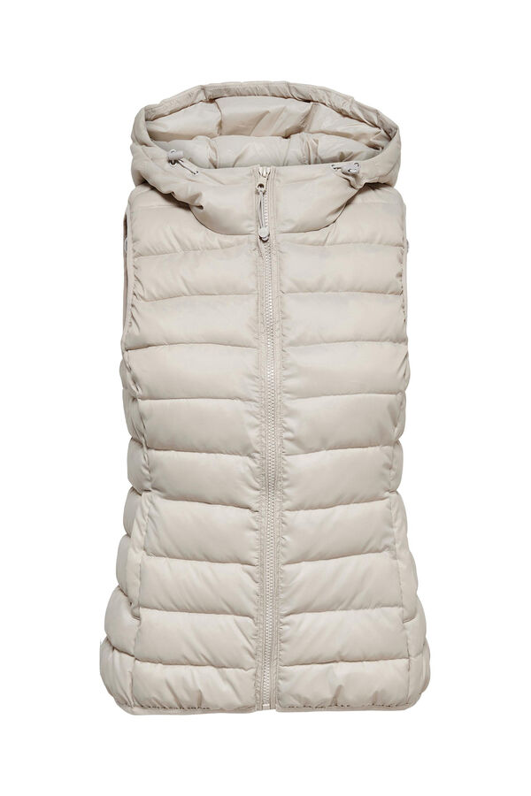 Springfield Ultralight women's vest with hood medium beige