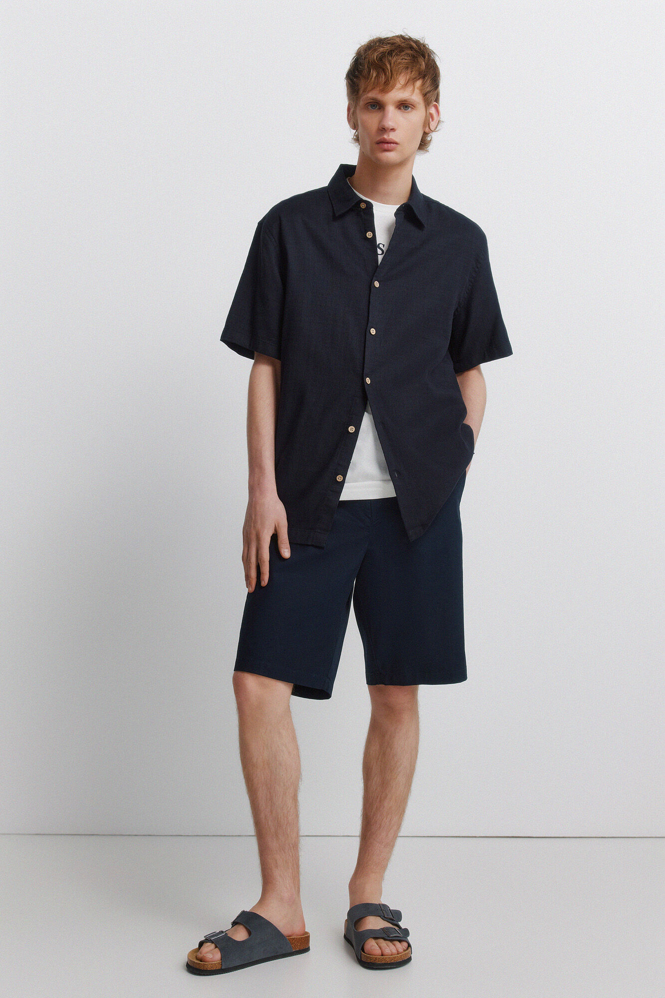 Springfield Bermudas de algod&atilde;o relaxed fit
