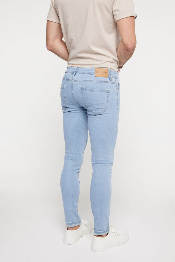 Springfield Jeans skinny retas mix azul
