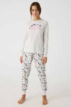 Springfield Raccoon printed pyjamas grey