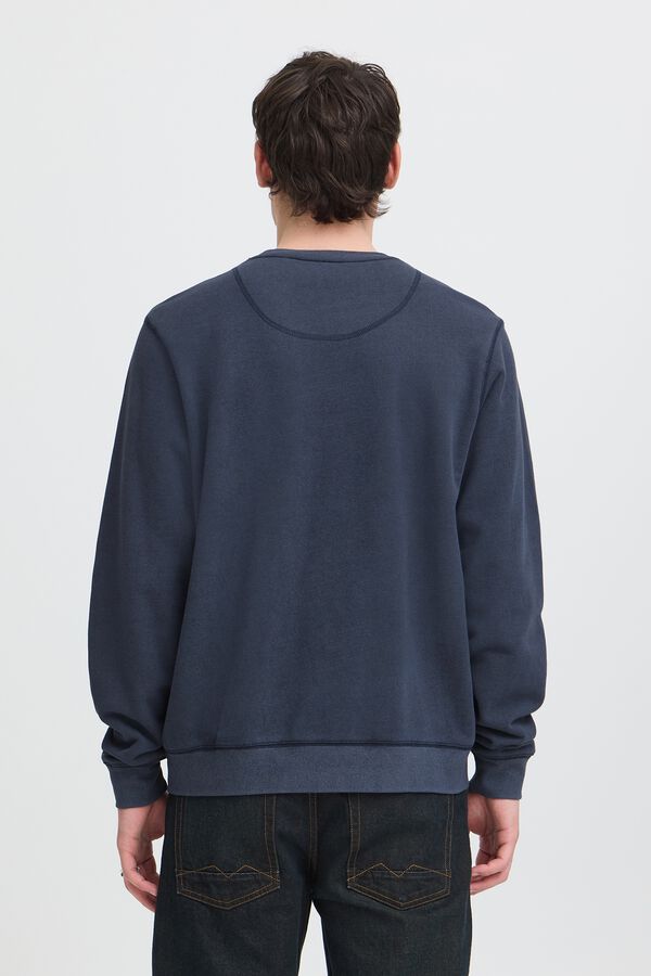 Blend Round neck sweatshirt bleu