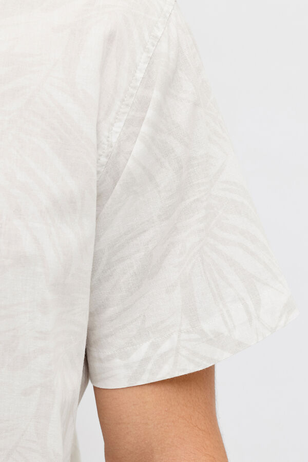 JJ REBEL Poplin short sleeve shirt white