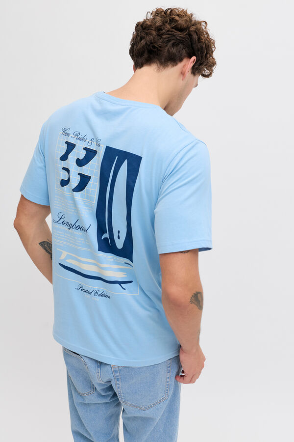 JJ REBEL Relaxed Fit T-Shirt Blau