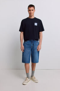 Springfield Denim baggy fit Bermuda shorts