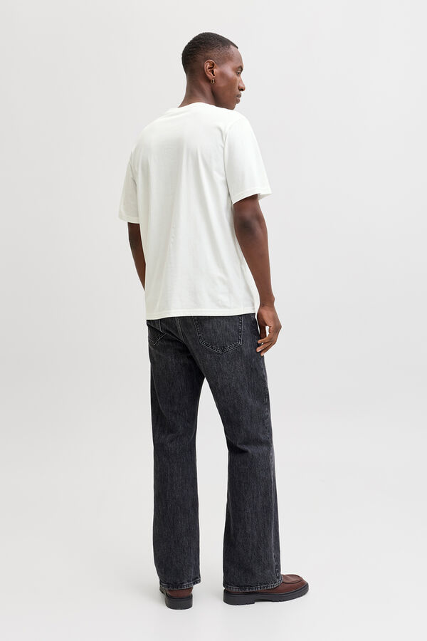 Jack & Jones Camiseta relaxed logo blanco