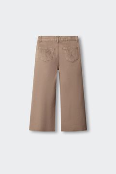 Springfield Kids Osnovne culotte pantalone od kepera za devojčice