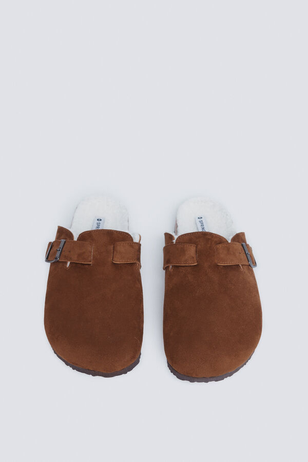 Springfield Sheepskin house faux shearling brown