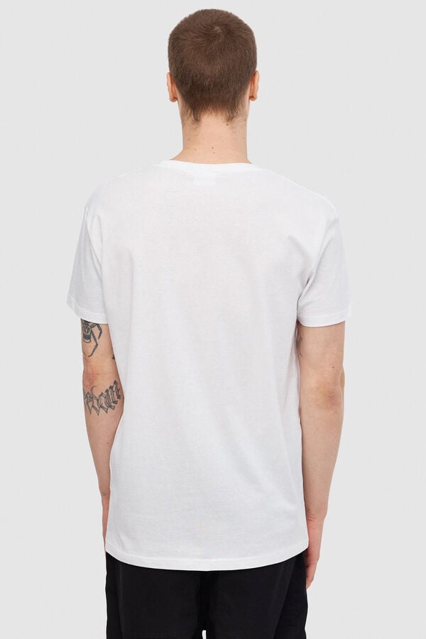 Springfield Dragon Ball print T-shirt white