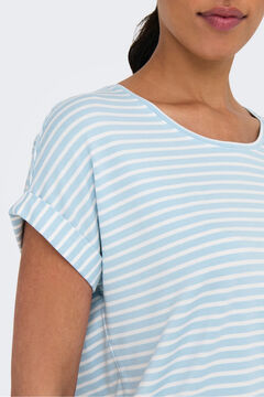 Only Camiseta de rayas de manga corta
