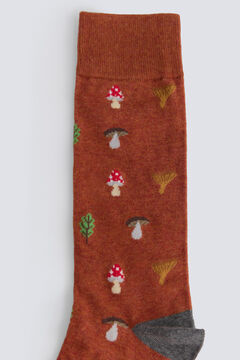 Springfield Mushroom cotton sock