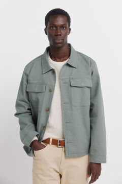 Springfield Cotton overshirt fit overshirt