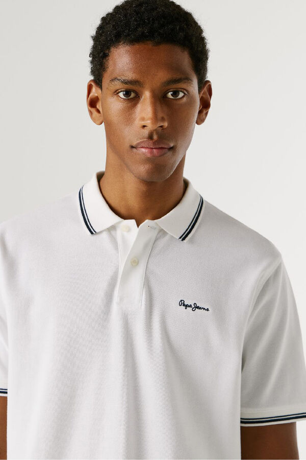 Pepe Jeans Polo manga curta branco