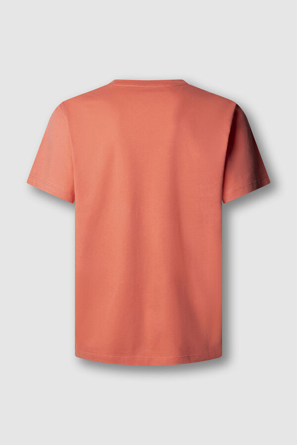 Pepe Jeans Cotton logo t-shirt red