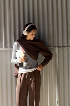 Springfield Sweatshirt soft touch castanho