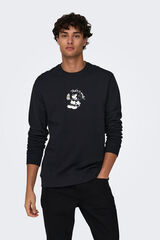 Springfield Disney Mickey sweatshirt crna