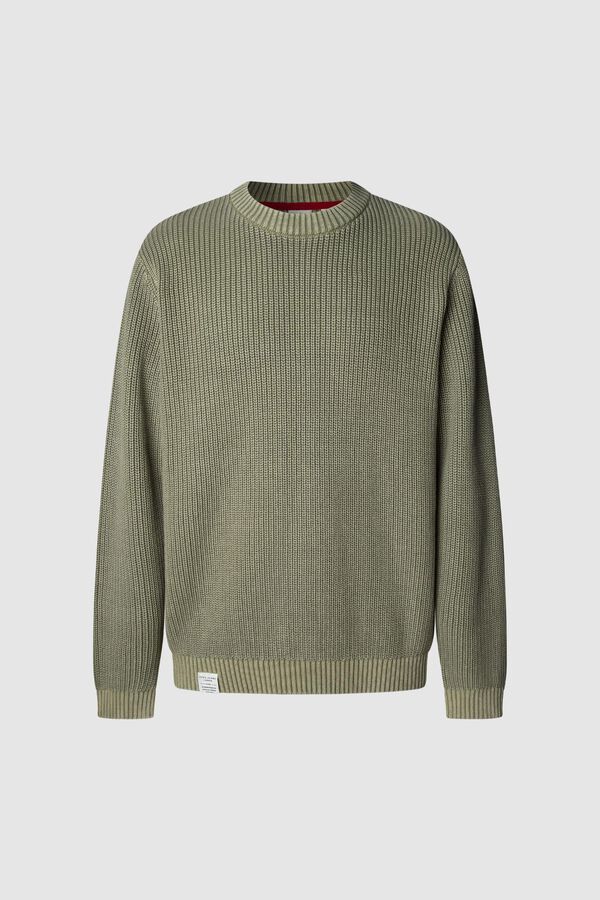 Pepe Jeans Su&eacute;ter de gola redonda com ajuste regular verde