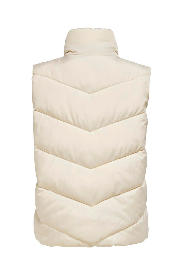 JDY Quilted gilet grey